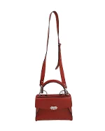 Red Leather Proenza Schouler Shoulder Bag