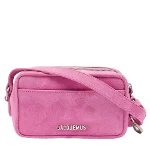 Pink Suede Jacquemus Shoulder Bag