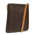 Brown Canvas Louis Vuitton Crossbody Bag