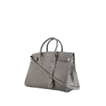 Grey Leather Yves Saint Laurent Sac de Jour