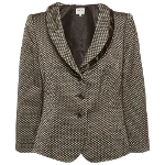 Brown Fabric Armani Collezioni Blazer