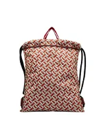 Red Nylon Burberry Backpack