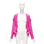 Pink Polyester Issey Miyake Jacket
