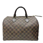 Brown Canvas Louis Vuitton Speedy