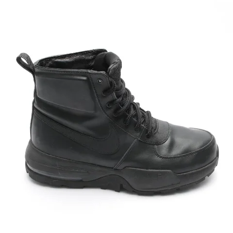 Black Leather Nike Boots