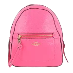 Pink Leather Coach Backpack