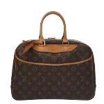 Brown Canvas Louis Vuitton Deauville 