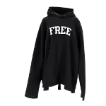 Black Cotton Balenciaga Sweatshirt