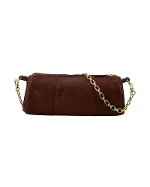 Brown Leather Manu Atelier Shoulder Bag