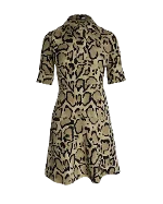 Animal print Silk Gucci Dress