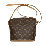 Brown Canvas Louis Vuitton Drouot