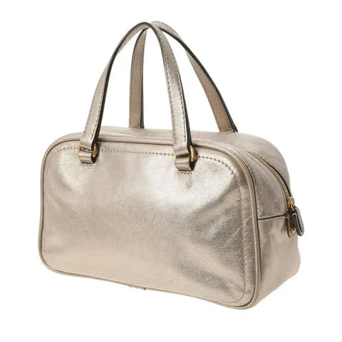 Silver Leather Loewe Travel Bag