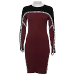 Burgundy Knit Versus Versace Dress