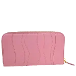 Pink Leather Prada Wallet