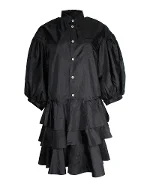 Black Polyester Comme des Garçons Dress