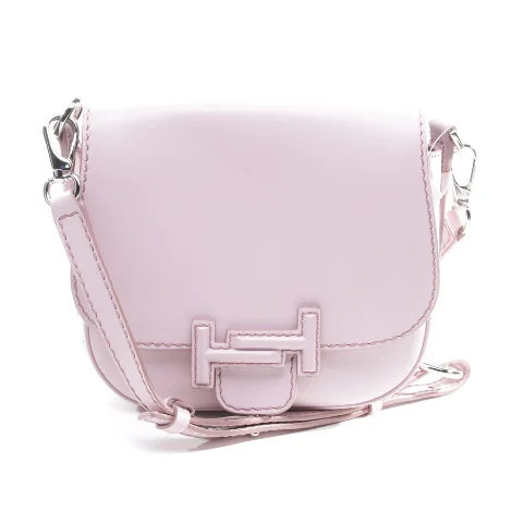 Pink Leather Tod's Crossbody Bag