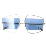 Blue Metal Fendi Sunglasses