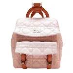 Pink Leather Dior Backpack