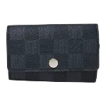 Black Canvas Louis Vuitton Key Holder