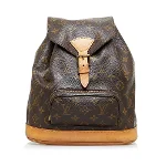 Brown Canvas Louis Vuitton Montsouris