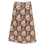 Multicolor Silk Oscar de la Renta Skirt