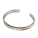 Silver Metal Bvlgari Bracelet