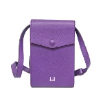 Purple Leather Dunhill Shoulder Bag