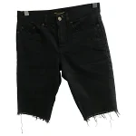 Black Denim Saint Laurent Shorts