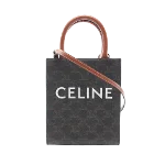 Black Leather Celine Triomphe