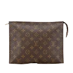 Brown Canvas Louis Vuitton Trousse Toilette