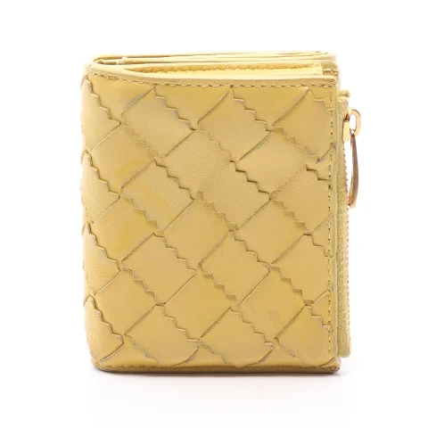 Yellow Leather Bottega Veneta Wallet