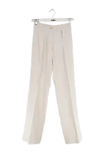 White Cotton Acne Studios Pants