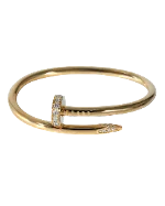 Gold Metal Cartier Bracelet