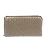 Brown Fabric Bottega Veneta Wallet