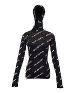 Black Cotton Balenciaga Sweater