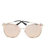 Gold Metal Bvlgari Sunglasses