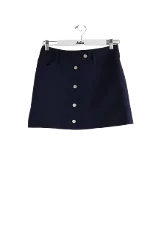 Blue Polyester Courrèges Skirt