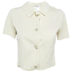 White Knit Chanel Shirt