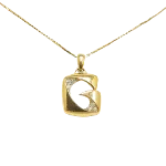 Gold Metal Givenchy Necklace