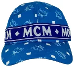 Blue Fabric MCM Hat
