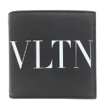 Black Leather Valentino Wallet