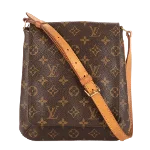 Brown Canvas Louis Vuitton Musette Salsa