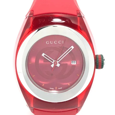 Red Fabric Gucci Watch