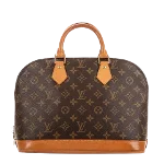 Brown Canvas Louis Vuitton Alma