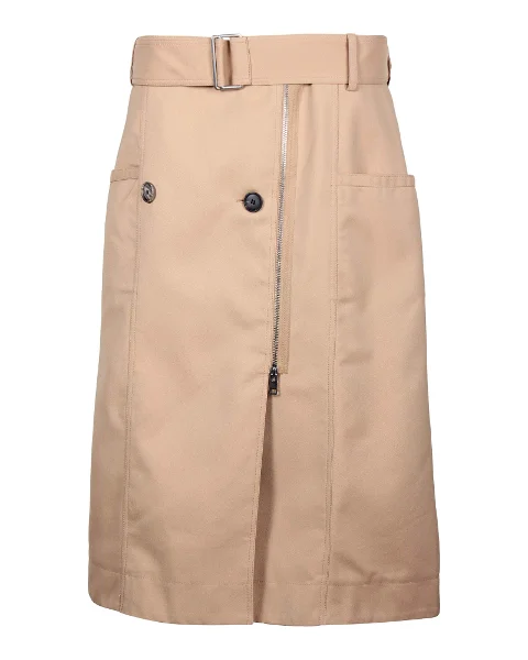 Beige Cotton Victoria Beckham Skirt