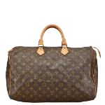 Green Leather Louis Vuitton Travel Bag