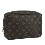 Brown Canvas Louis Vuitton Trousse Toilette