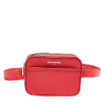 Red Leather Karl Lagerfeld Crossbody Bag