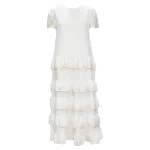 White Polyester Maje Dress