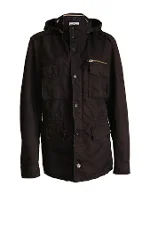 Black Polyester Stone Island Jacket